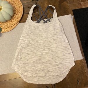 Lululemon Built In Bra Strappy Loose Back Tank